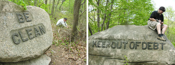 Be Clean Keep Out Of Debt geocache